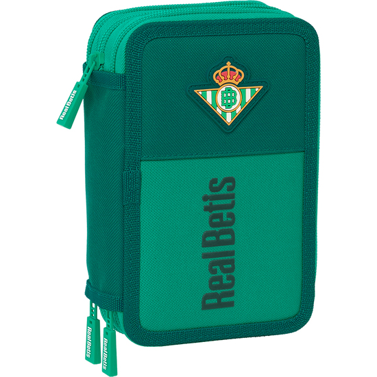 PLUMIER TRIPLE 37 PCS RESISTENTE AL AGUA REAL BETIS BALOMPIE image 0