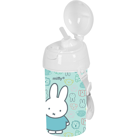 BOTELLA 500ML APERTURA AUTOM. CON PAJITA MIFFY "FRIENDS" image 0