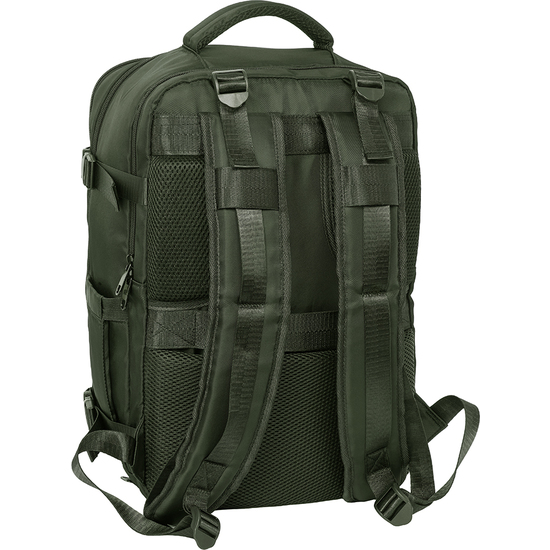 MOCHILA VIAJE CABINA PORTATIL 15,6 SAFTA "VERDE" image 1