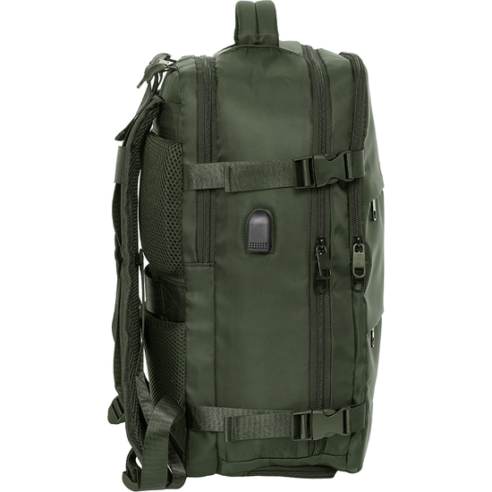 MOCHILA VIAJE CABINA PORTATIL 15,6 SAFTA "VERDE" image 2