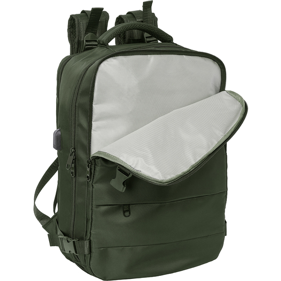 MOCHILA VIAJE CABINA PORTATIL 15,6 SAFTA "VERDE" image 4