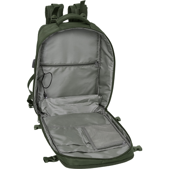MOCHILA VIAJE CABINA PORTATIL 15,6 SAFTA "VERDE" image 5