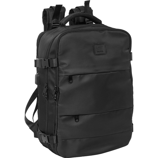 MOCHILA VIAJE CABINA PORTATIL 15,6 SAFTA "NEGRO" image 0