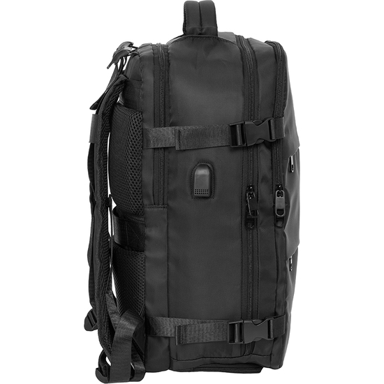 MOCHILA VIAJE CABINA PORTATIL 15,6 SAFTA "NEGRO" image 2