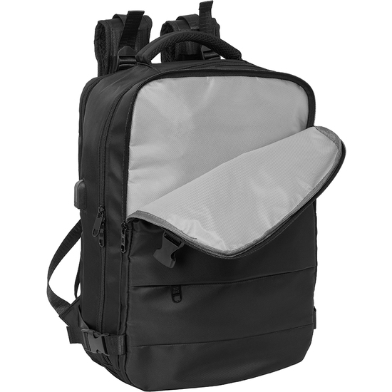 MOCHILA VIAJE CABINA PORTATIL 15,6 SAFTA "NEGRO" image 4