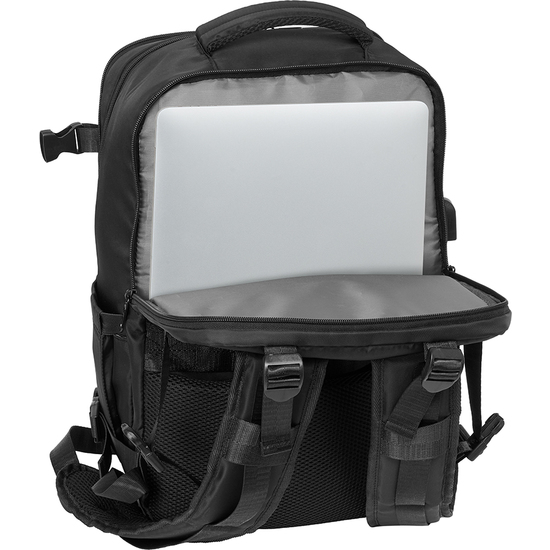 MOCHILA VIAJE CABINA PORTATIL 15,6 SAFTA "NEGRO" image 6