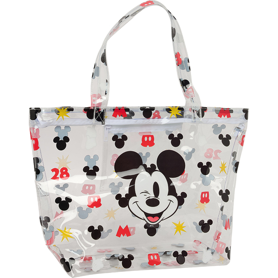 BOLSO SHOPPING CON CREMALLERA MICKEY MOUSE "BEACH" image 0