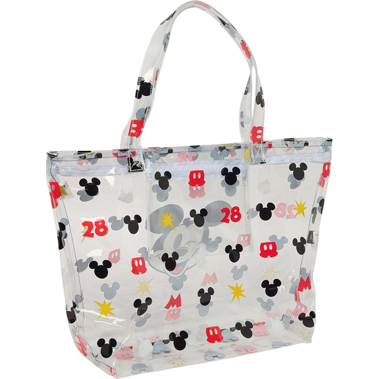 BOLSO SHOPPING CON CREMALLERA MICKEY MOUSE "BEACH" image 1