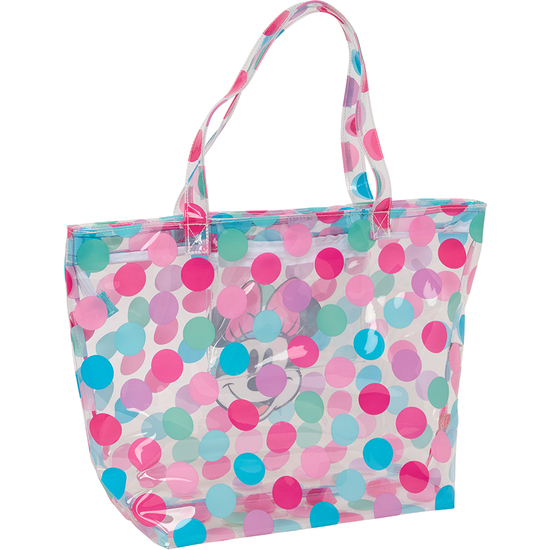 BOLSO SHOPPING CON CREMALLERA MINNIE MOUSE "BEACH" image 1