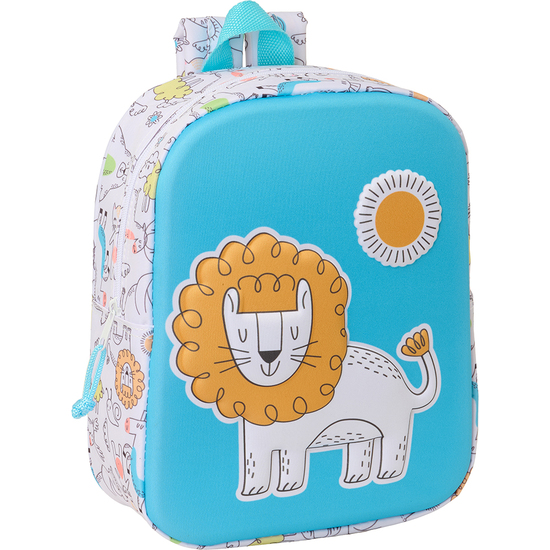 MOCHILA GUARDERIA 3D SAFTA LION 3D image 0