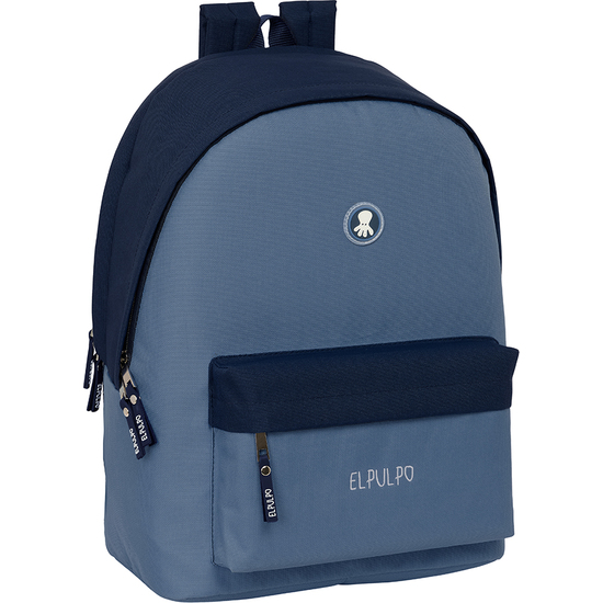 MOCHILA DOBLE PARA PORTATIL 15,6"+USB EL PULPO "AZUL" image 0