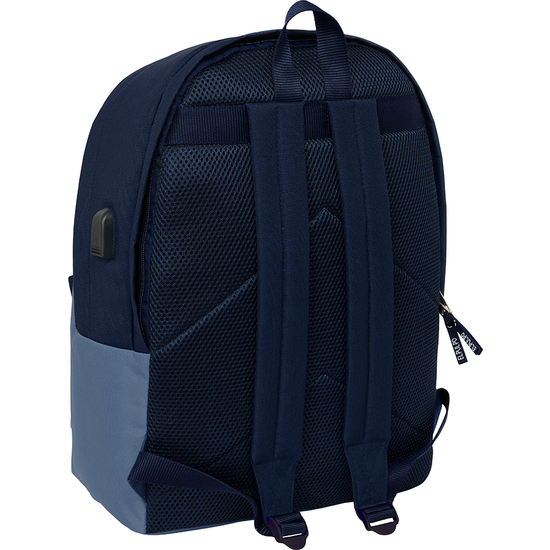 MOCHILA DOBLE PARA PORTATIL 15,6"+USB EL PULPO "AZUL" image 1
