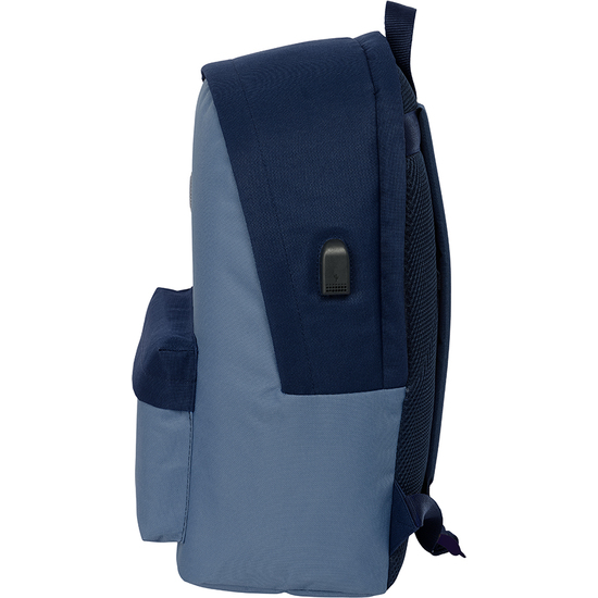MOCHILA DOBLE PARA PORTATIL 15,6"+USB EL PULPO "AZUL" image 2