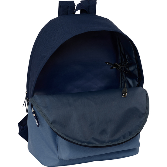 MOCHILA DOBLE PARA PORTATIL 15,6"+USB EL PULPO "AZUL" image 3