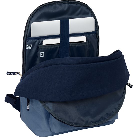 MOCHILA DOBLE PARA PORTATIL 15,6"+USB EL PULPO "AZUL" image 4