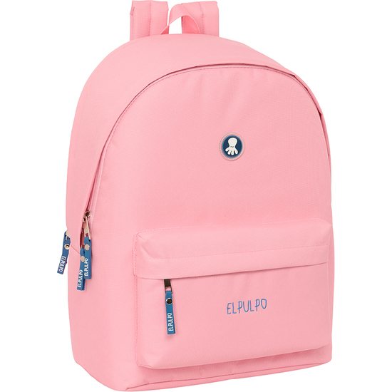 MOCHILA DOBLE PARA PORTATIL 15,6"+USB EL PULPO "ROSA" image 0