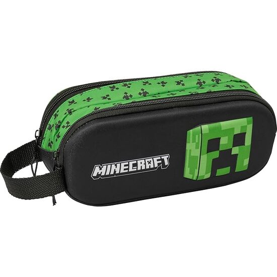PORTATODO DOBLE 3D MINECRAFT image 0