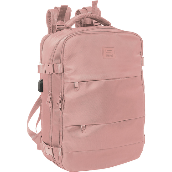 MOCHILA VIAJE CABINA PORTATIL 15,6 SAFTA "ROSA" image 0