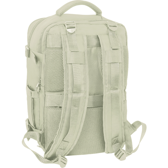 MOCHILA VIAJE CABINA PORTATIL 15,6 SAFTA "BEIGE" image 1