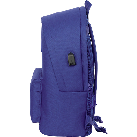 MOCHILA DOBLE PARA PORTATIL 15,6"+USB ATCO. DE MADRID TEEN DARK BLUE image 2