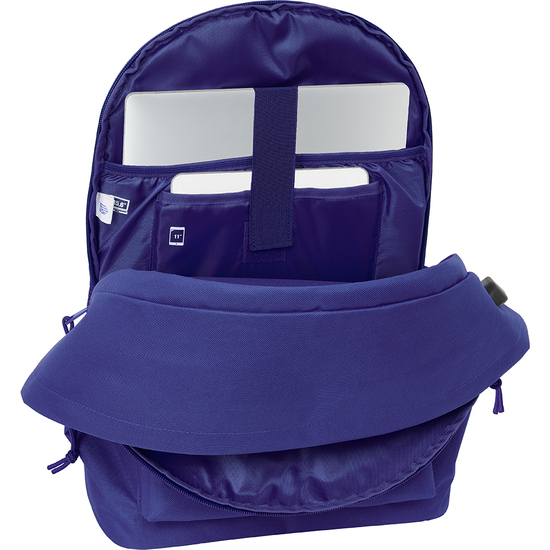 MOCHILA DOBLE PARA PORTATIL 15,6"+USB ATCO. DE MADRID TEEN DARK BLUE image 4