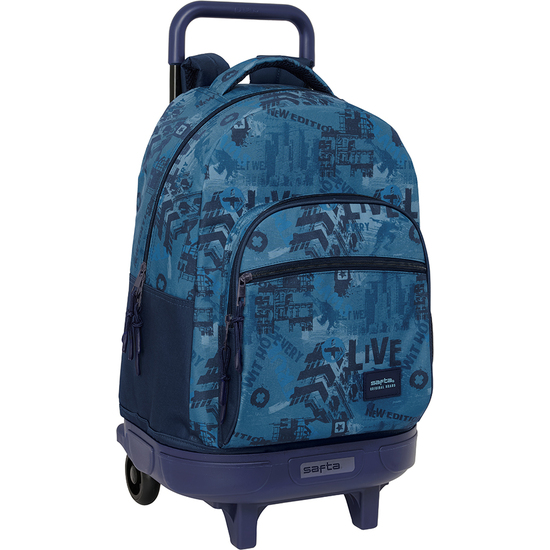 MOCHILA GDE. C/RUEDAS COMPACT EXT.SIMPLE SAFTA "NEW EDITION" image 0