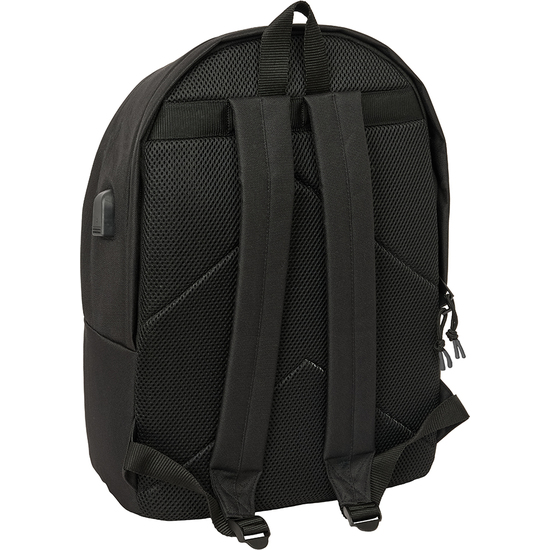 MOCHILA DOBLE PARA PORTATIL 15,6"+USB ATCO. DE MADRID TEEN BLACK image 1