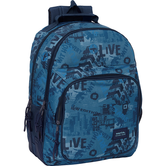 MOCHILA DOBLE ADAPT.CARRO SAFTA "NEW EDITION" image 0