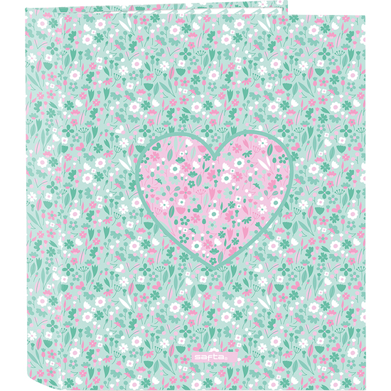 CARPETA F. 4 ANILLAS 35MM LOMO ANCHO SAFTA "CUORE" image 0
