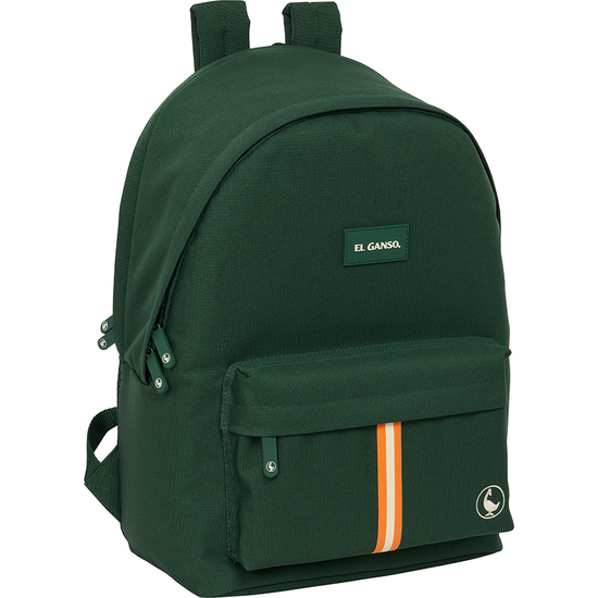 MOCHILA DOBLE PARA PORTATIL 15,6"+USB EL GANSO BASICS "GREEN" image 0