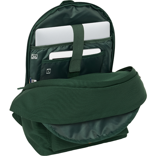 MOCHILA DOBLE PARA PORTATIL 15,6"+USB EL GANSO BASICS "GREEN" image 4