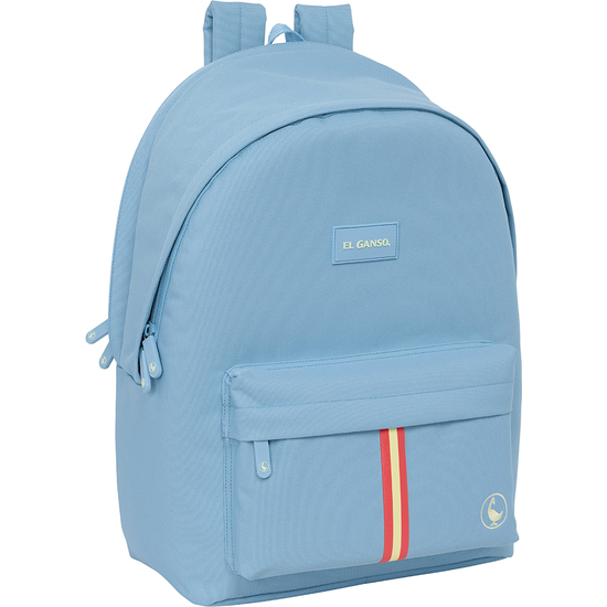 MOCHILA DOBLE PARA PORTATIL 15,6"+USB EL GANSO BASICS "CERULEAN" image 0