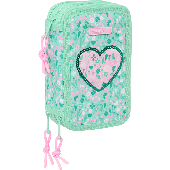 PLUMIER TRIPLE 37 PCS SAFTA "CUORE" image 0