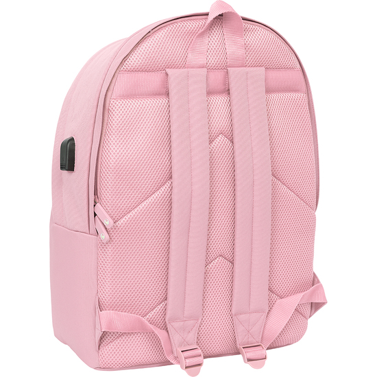 MOCHILA DOBLE PARA PORTATIL 15,6"+USB EL GANSO BASICS "PINK" image 1