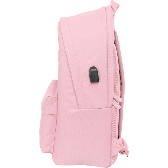 MOCHILA DOBLE PARA PORTATIL 15,6"+USB EL GANSO BASICS "PINK" image 2