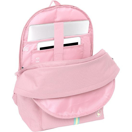 MOCHILA DOBLE PARA PORTATIL 15,6"+USB EL GANSO BASICS "PINK" image 4