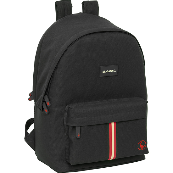 MOCHILA DOBLE PARA PORTATIL 15,6"+USB EL GANSO BASICS "BLACK" image 0