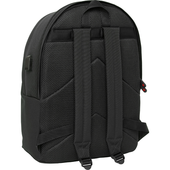 MOCHILA DOBLE PARA PORTATIL 15,6"+USB EL GANSO BASICS "BLACK" image 1