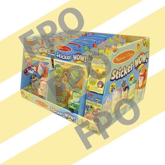 SELLO DE PEGATINAS STICKER WOW.  INCLUYE CUADERNO DE 24 PAGINAS Y PEGATINAS. image 1