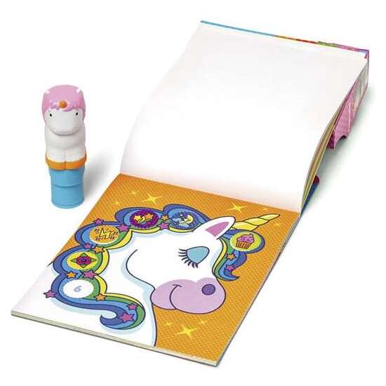 SELLO DE PEGATINAS STICKER WOW.  INCLUYE CUADERNO DE 24 PAGINAS Y PEGATINAS. image 2
