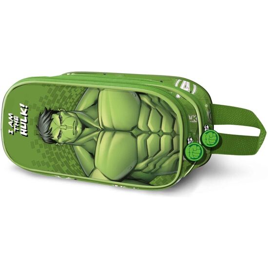 PORTATODO 3D RAGE HULK MARVEL DOBLE image 0