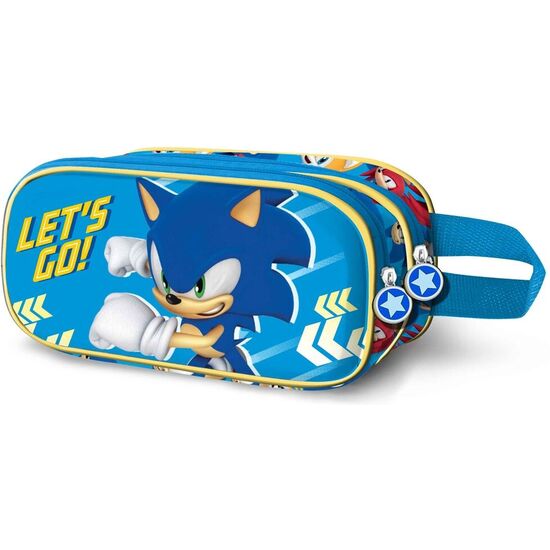PORTATODO 3D GO SONIC THE HEDGEHOG DOBLE image 0