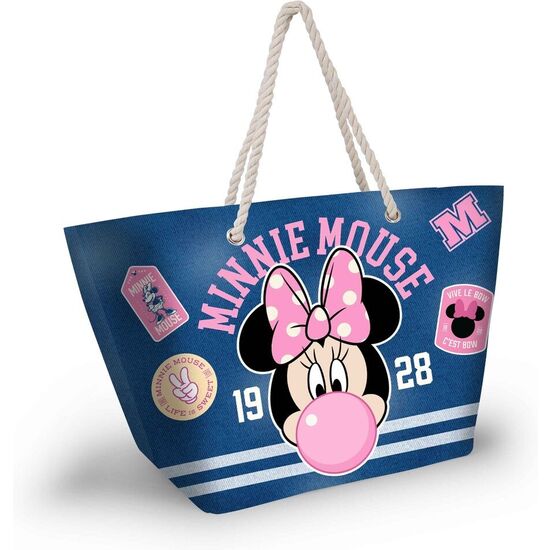BOLSA PLAYA VARSITY MINNIE DISNEY image 0