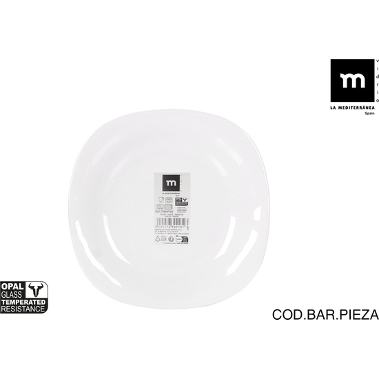 PLATO POSTRE 21.5CM OPAL PALAOS MD image 0