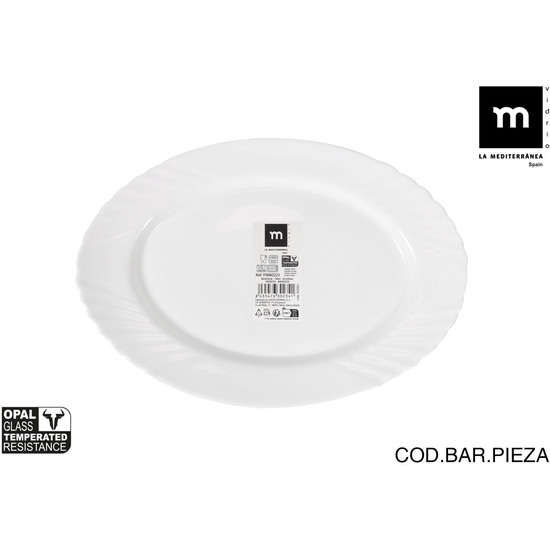 > BANDEJA OVAL  23CM OPAL EVERETT MD image 0