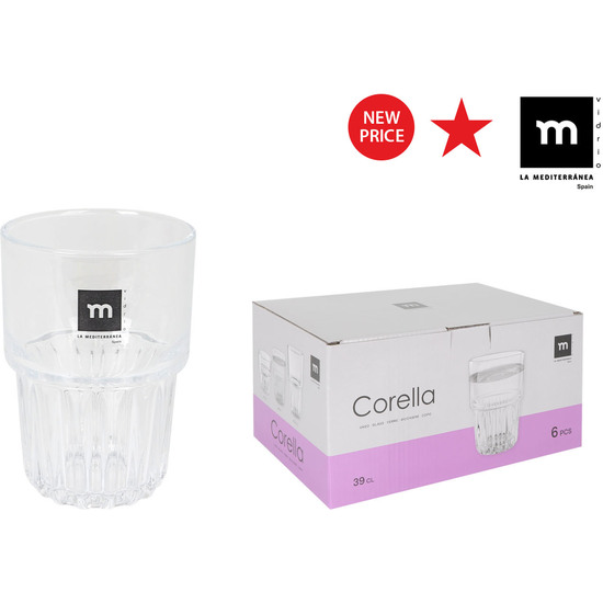 SET 6 VASOS 390ML CORELLA MD image 0