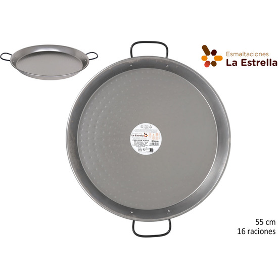 PAELLERA PULIDA 55 CM 16 RACIONES image 0