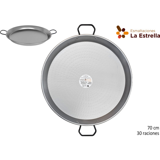 PAELLERA PULIDA 70 CM 30 RACIONES image 0