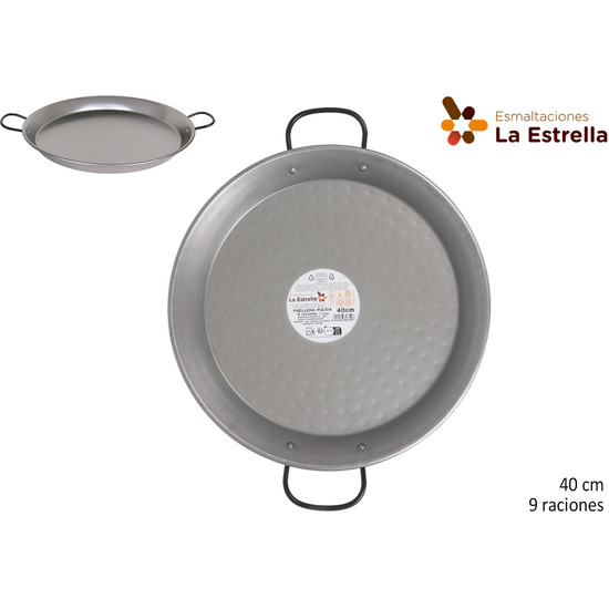 & PAELLERA PULIDA 40CM 9 RACIONES image 0