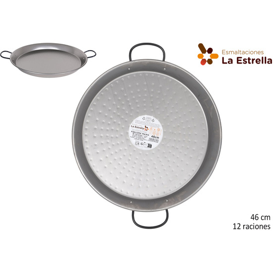 PAELLERA PULIDA 46 CM 12 RACIONES image 0